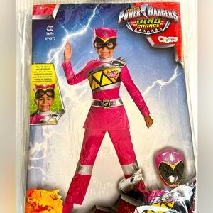 Kids Dino Charge Pink Power Ranger Halloween Costume